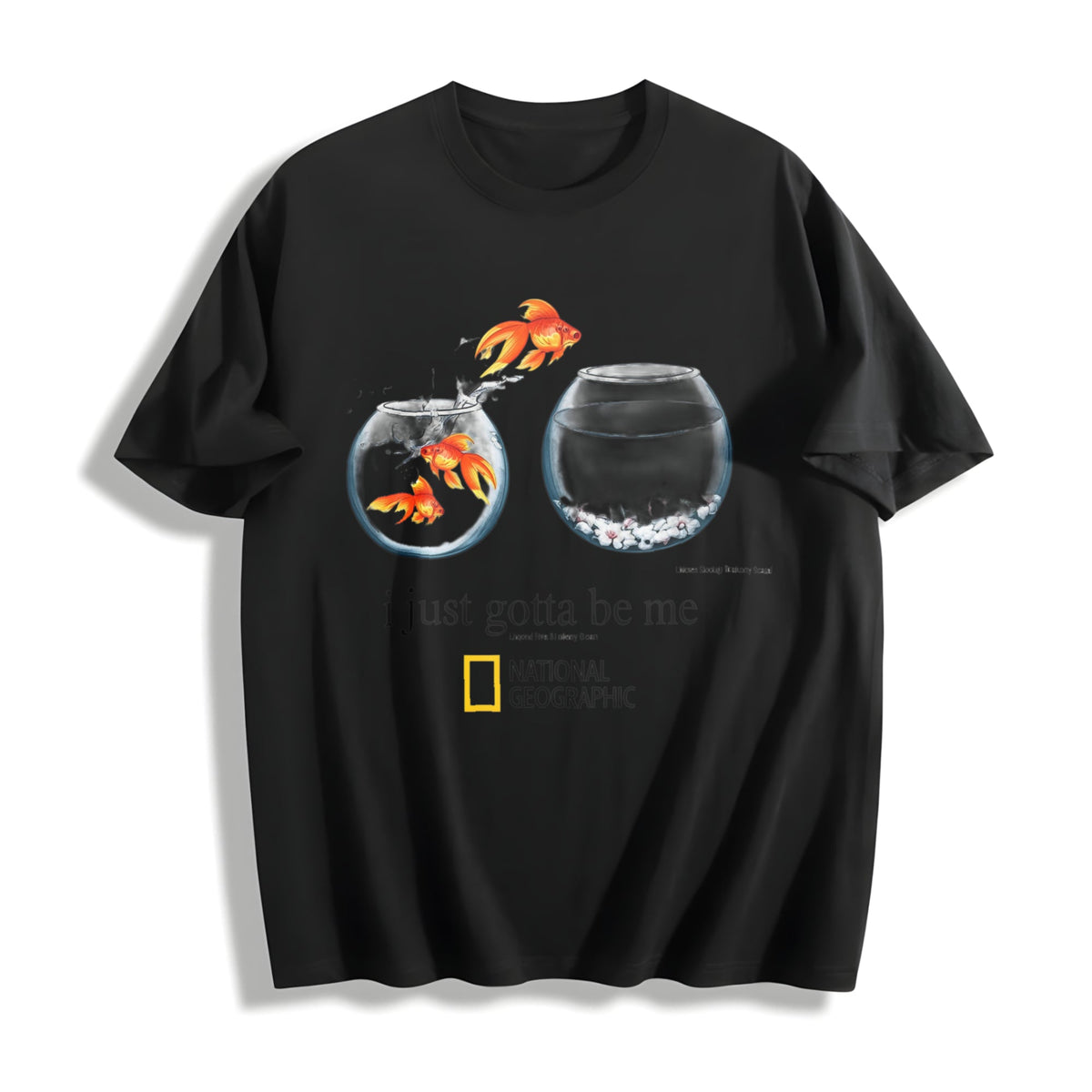 I Just Gotta Be Me Goldfish Cotton T-Shirt product image 1