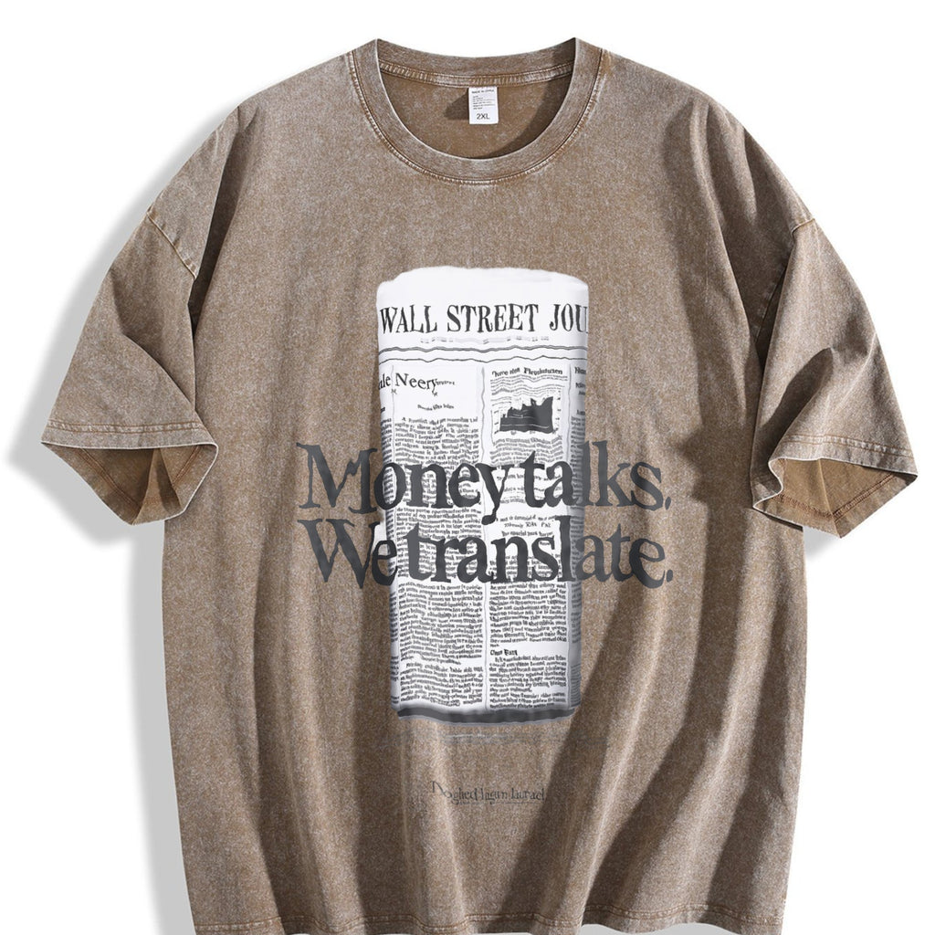 Wsj Money Talks We Translate Vintage Washed T-Shirt product image 3