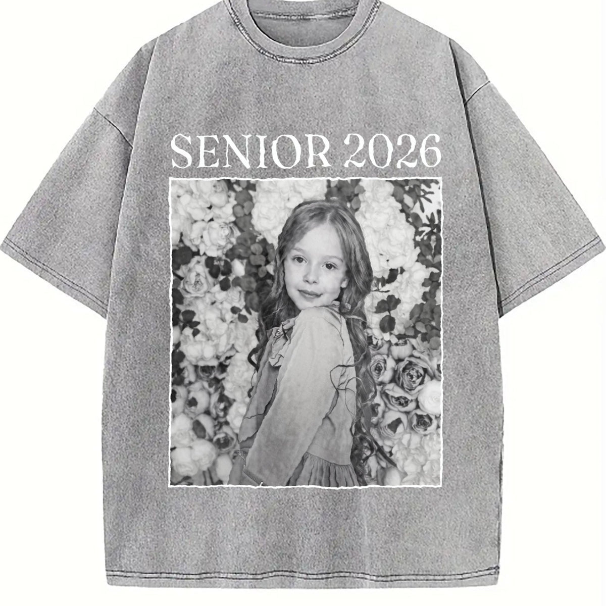 Senior 2026 Vintage Washed T-Shirt product image 5