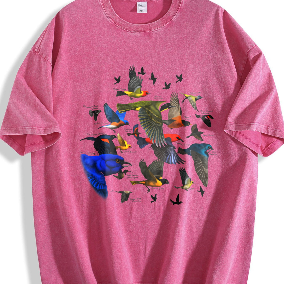 Bird Migration Vintage Washed T-Shirt product image 7