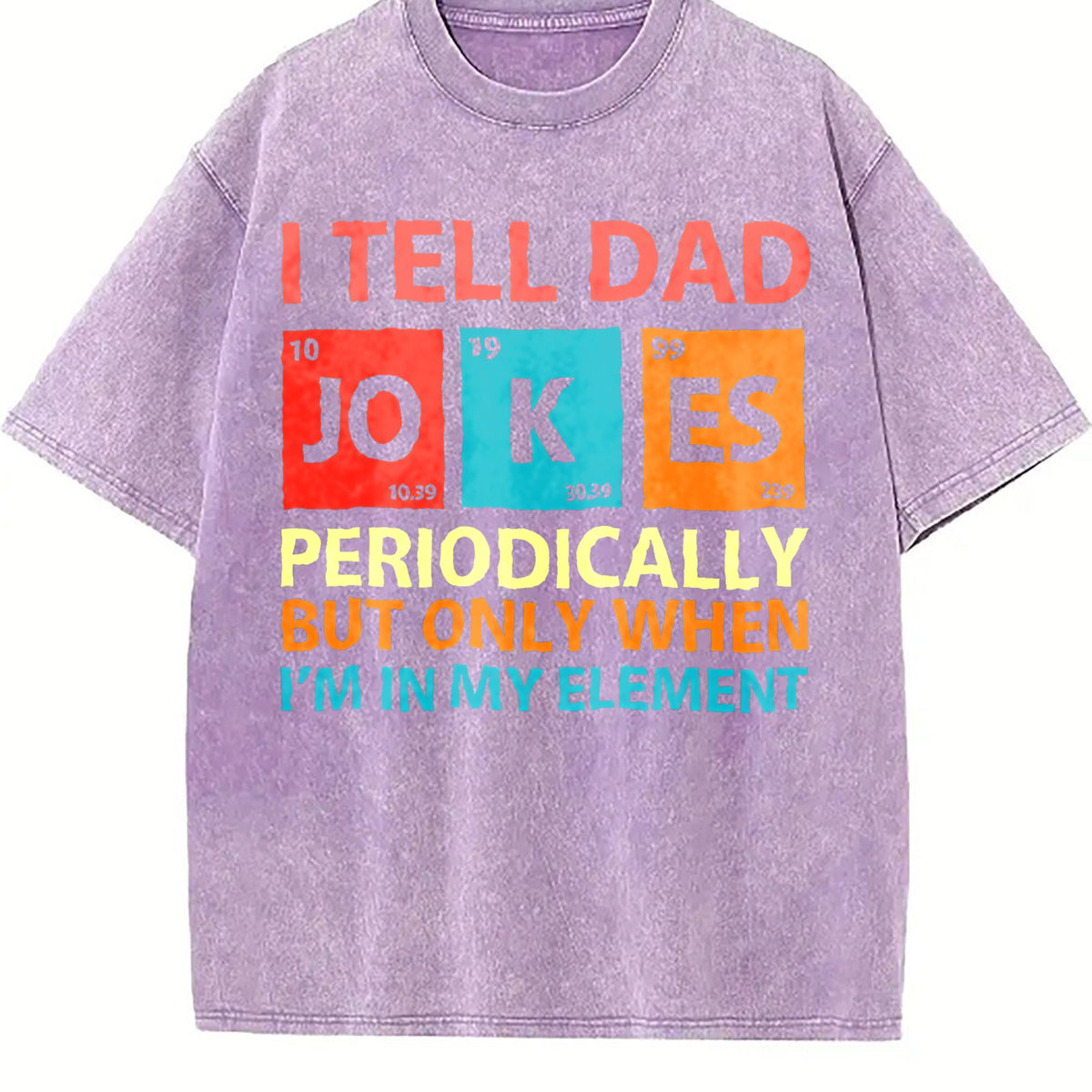 I Tell Dad Jokes Vintage Washed T-Shirt product image 6