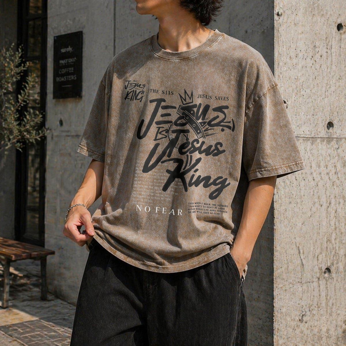 Christian Faith Vintage Washed T-Shirt product image 10