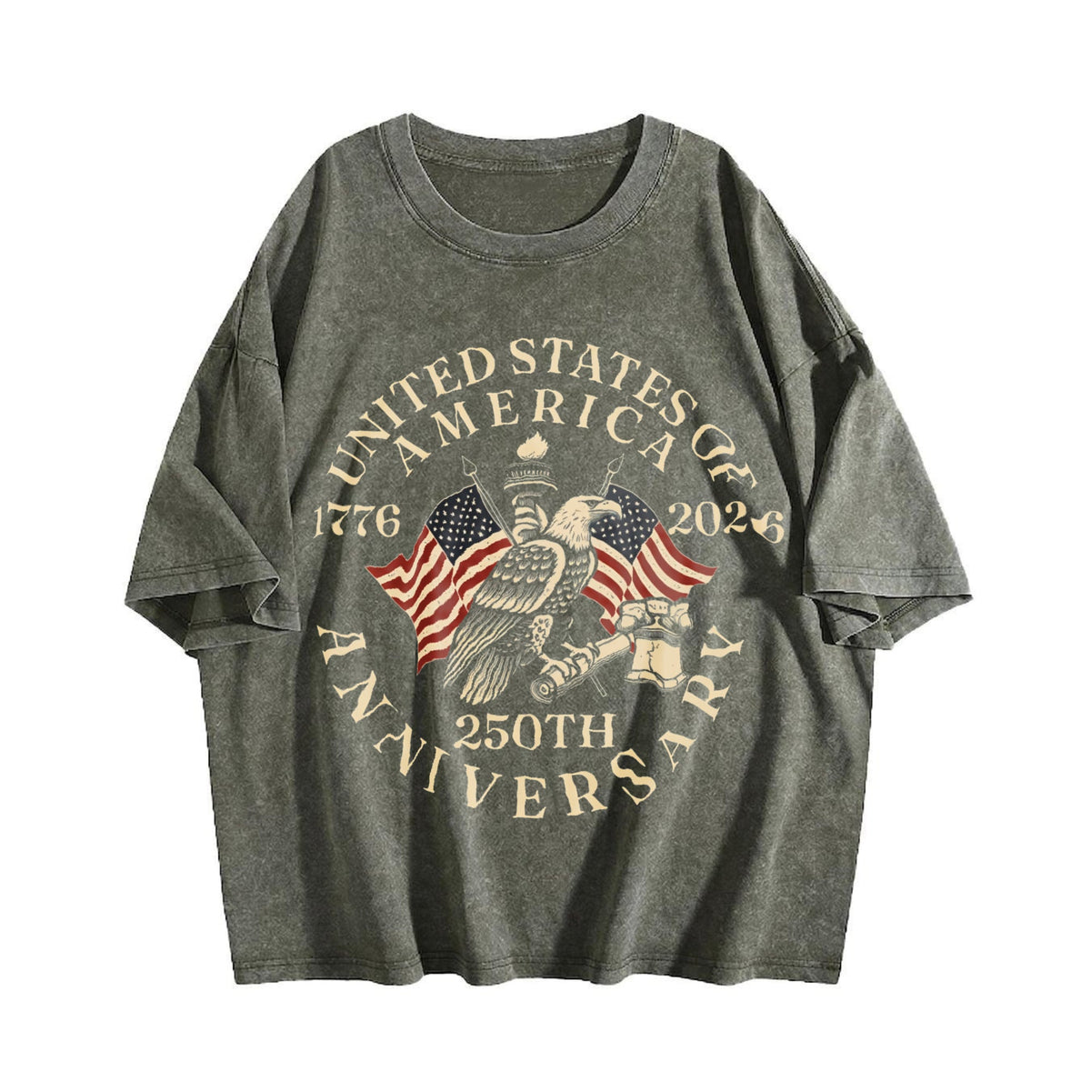 USA 250th Anniversary Vintage Washed T-Shirt product image 4