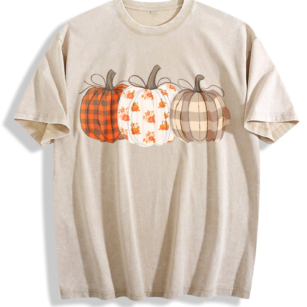 Pumpkin Vintage Washed T-Shirt product image 1