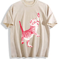 Playful Cat Vintage Washed T-Shirt product image 1