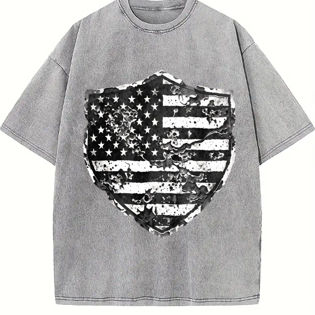 The Explorer & Grunge Fan: Shield With Flag Motif Vintage product image 5