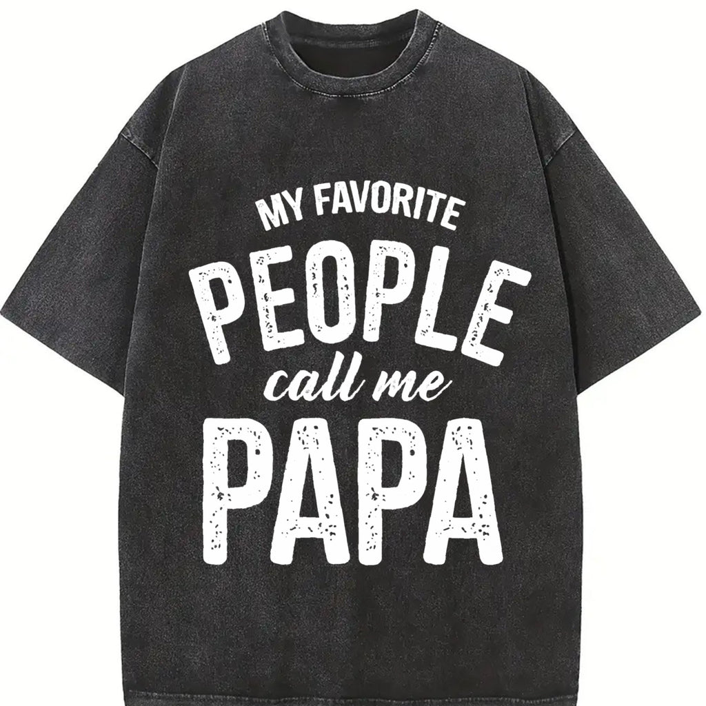 My Favorite People Call Me Papa Funny Humor Father Vintage product image 2
