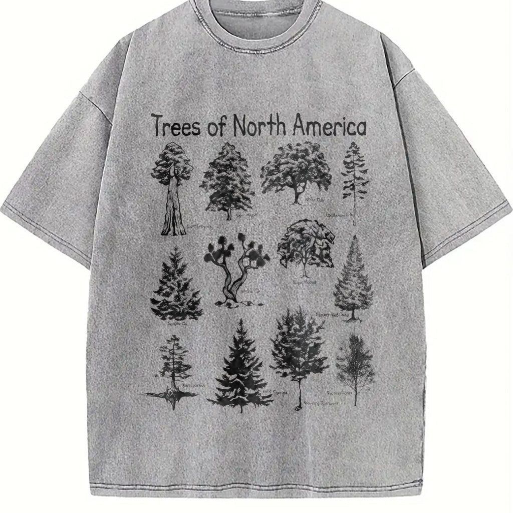 Trees Of North America Vintage Washed T-Shirt product image 5