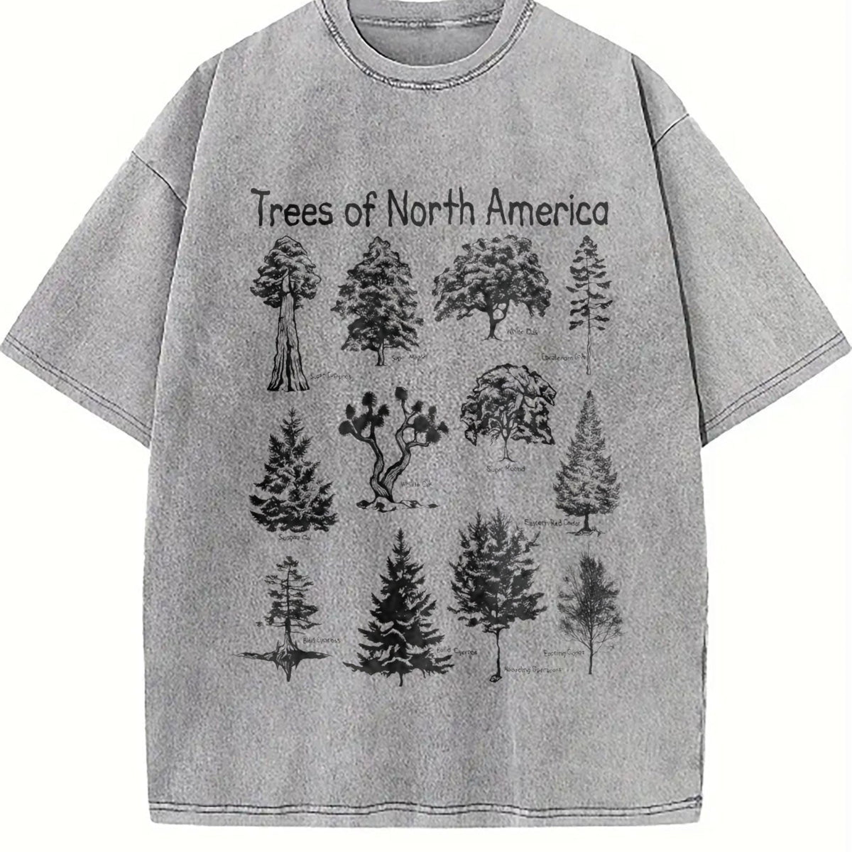 Trees Of North America Vintage Washed T-Shirt product image 5