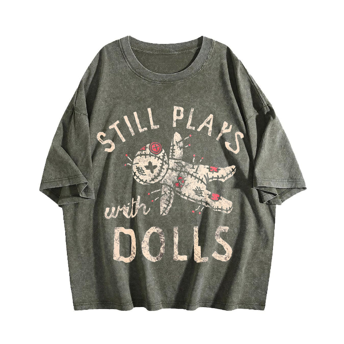 Still Plays With Dolls Funny Creepy Voodoo Curse Vintage product image 4