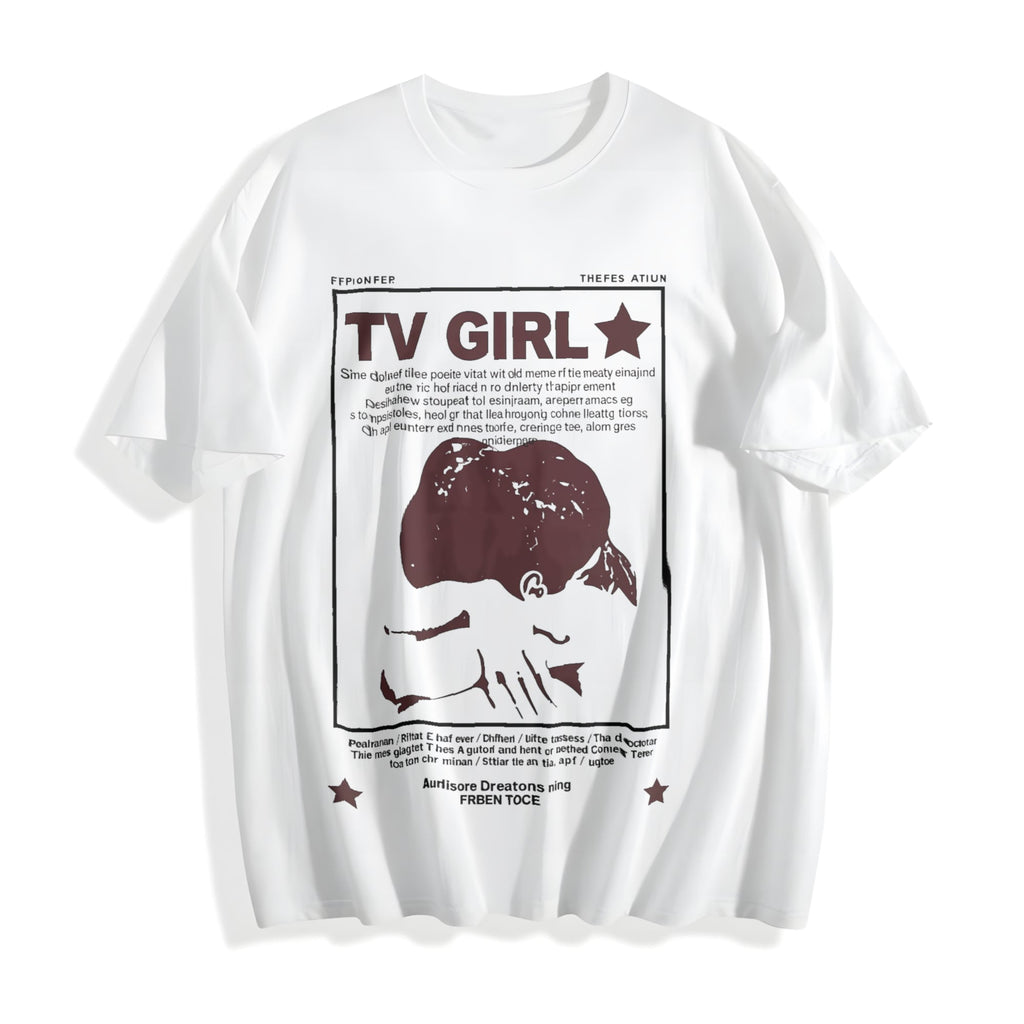 Y2K Tv Girl Lovers Rock Song Cotton T-Shirt product image 2