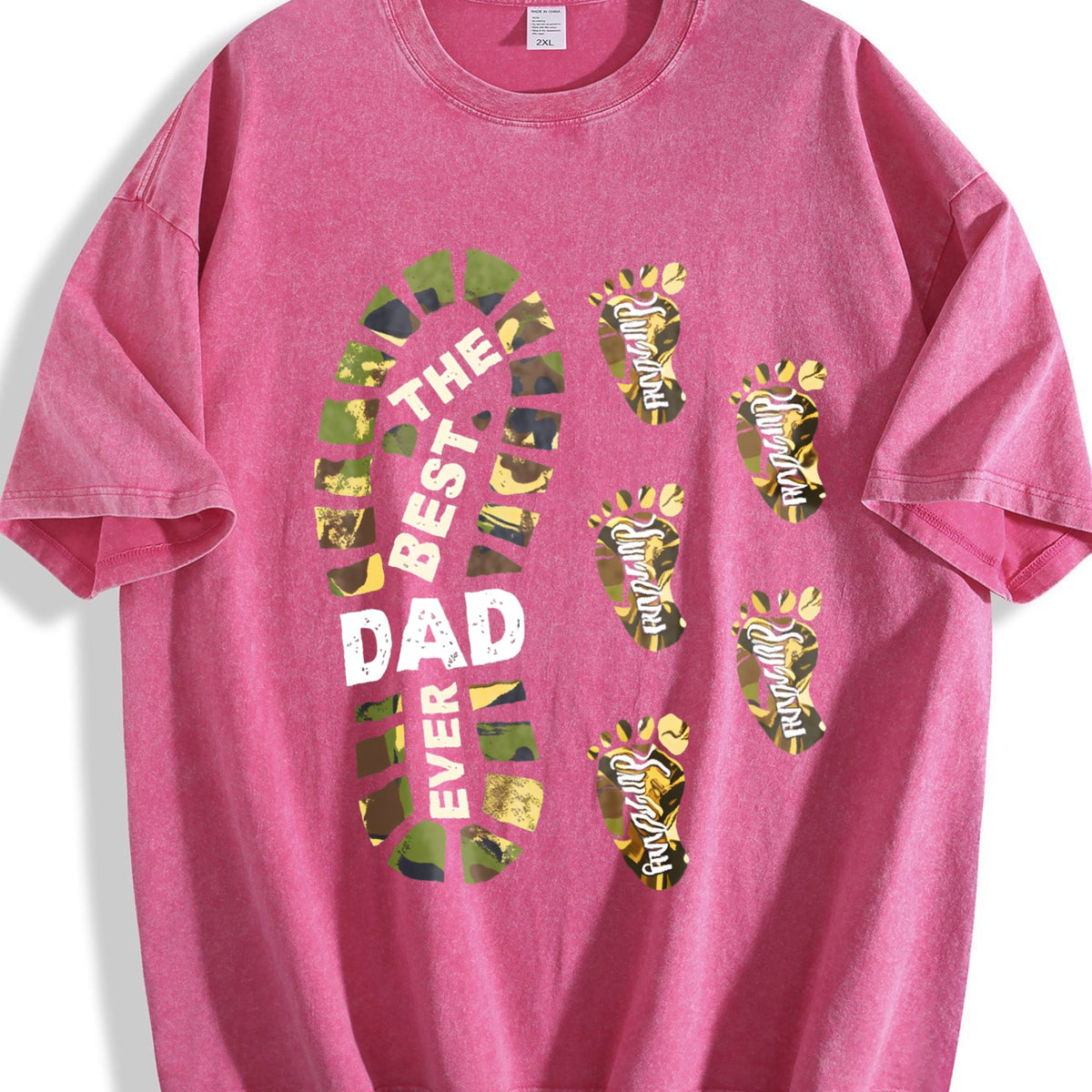 Best Dad Ever Vintage Washed T-Shirt product image 7