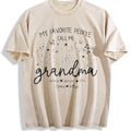 Grandma With Names Vintage Washed T-Shirt product image 1
