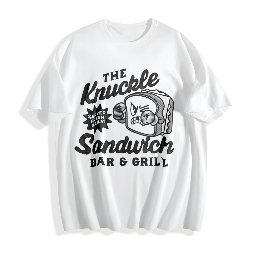 Funny The Knuckle Sandwich Bar And Grill Sarcastic Novelty product image 2