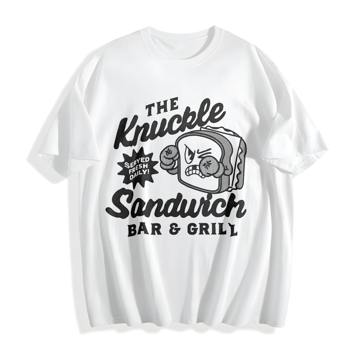 Funny The Knuckle Sandwich Bar And Grill Sarcastic Novelty product image 2