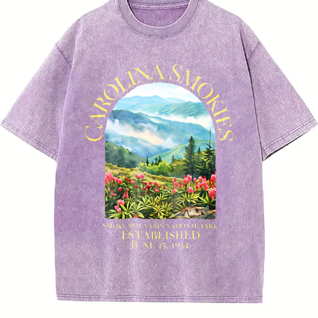 North Carolina Smoky Mountain National Park Vintage Washed product image 6