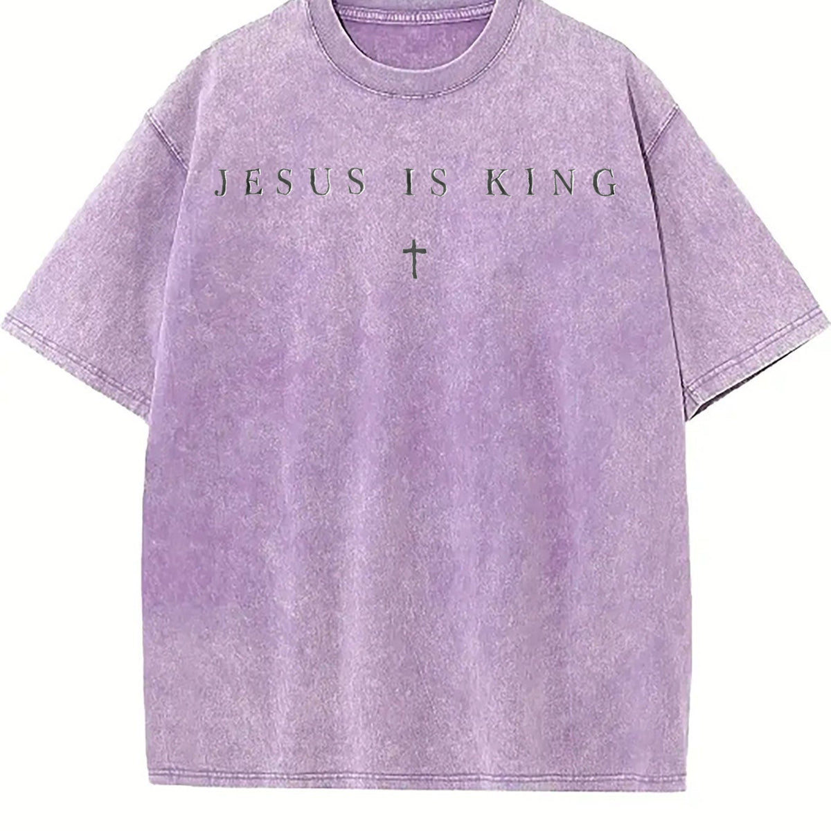 Jesus Is King Christian Vintage Washed T-Shirt product image 6