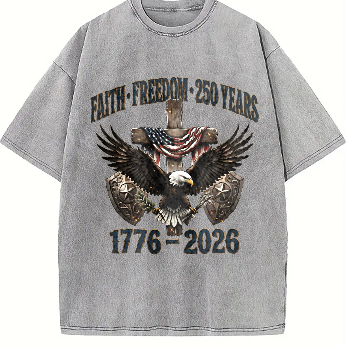 Trend Relaxed Inspired And Vacation Vintage Washed T-Shirt product image 5