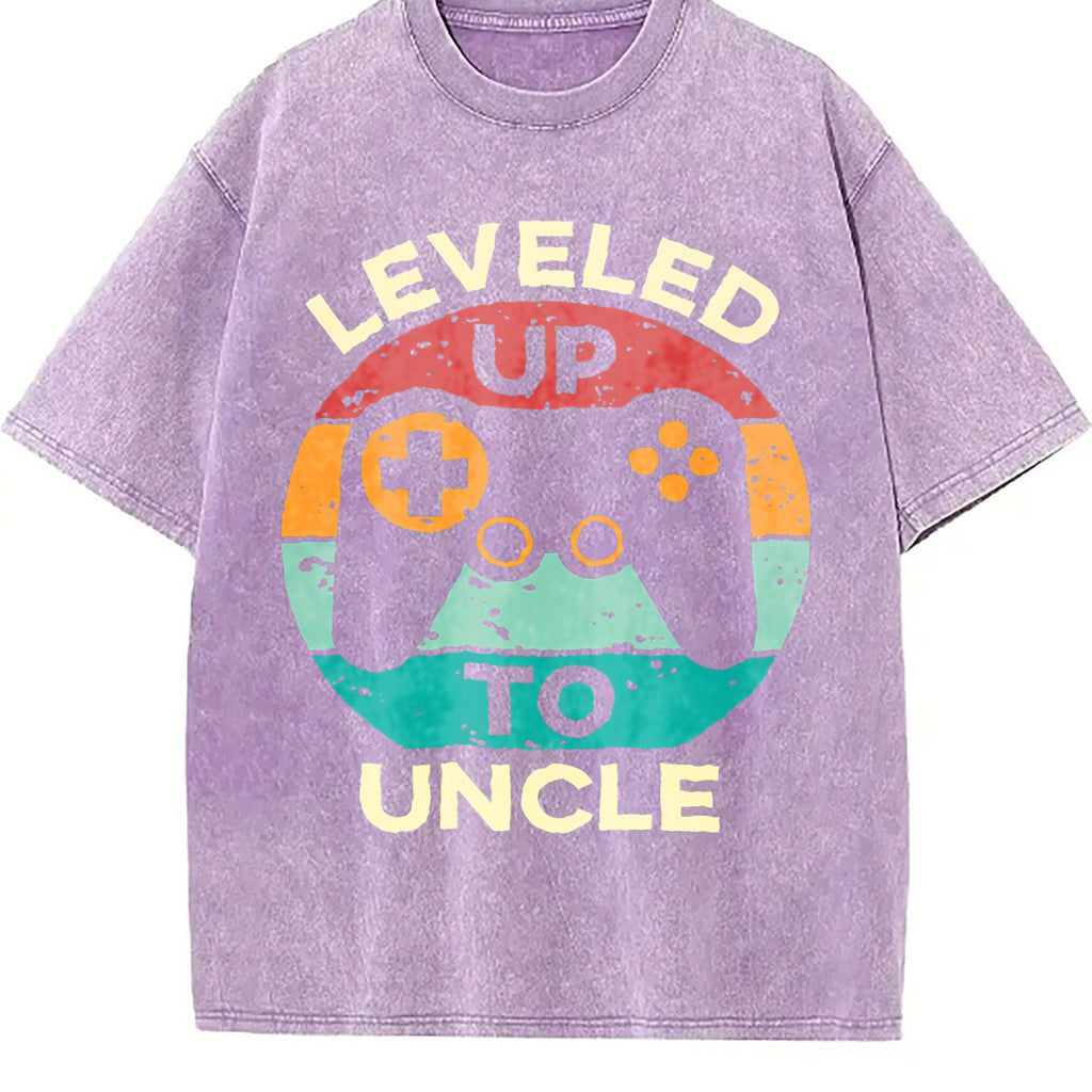Leveled Up To Uncle Vintage Washed T-Shirt product image 6