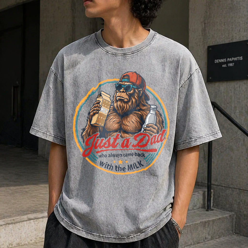 Funny Fathers Day Vintage Washed T-Shirt product image 5