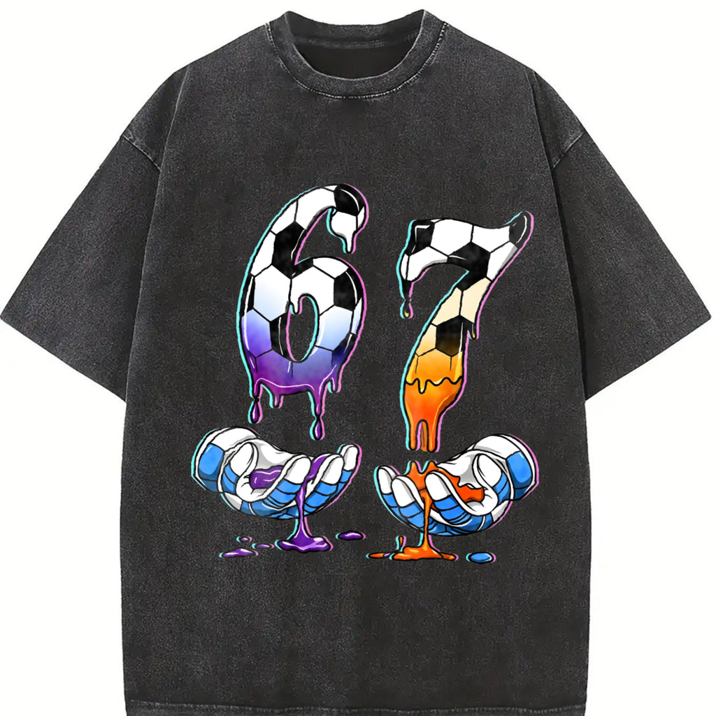 Global Soccer Fan Vintage Washed T-Shirt product image 2