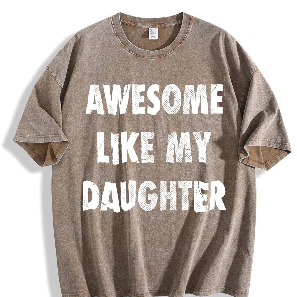 Awesome Like My Daughter Funny Fathers Day Dad Vintage product image 3