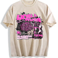 Pink Graffiti World Tour Rock Muscle Vintage Washed T-Shirt product image 1