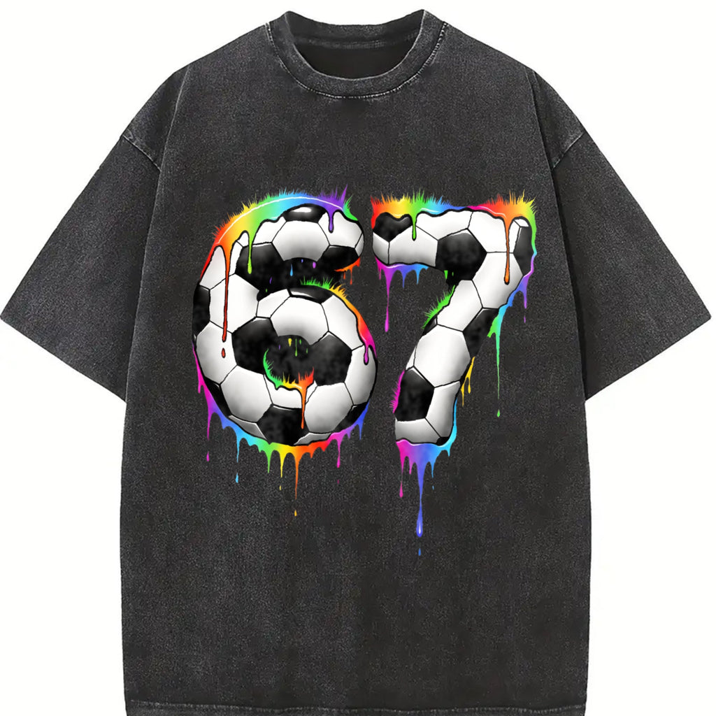 Global Soccer Fan Vintage Washed T-Shirt product image 2