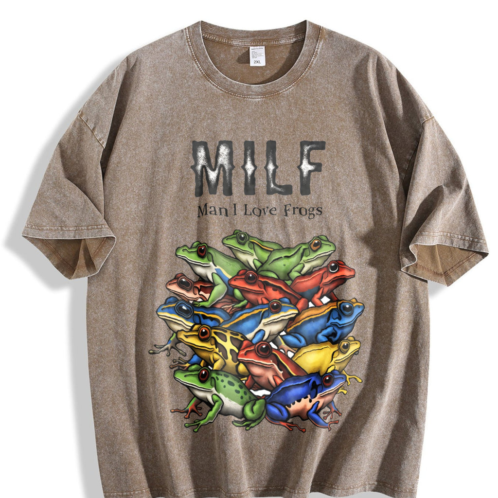 Milf 90s Vintage Washed T-Shirt product image 3
