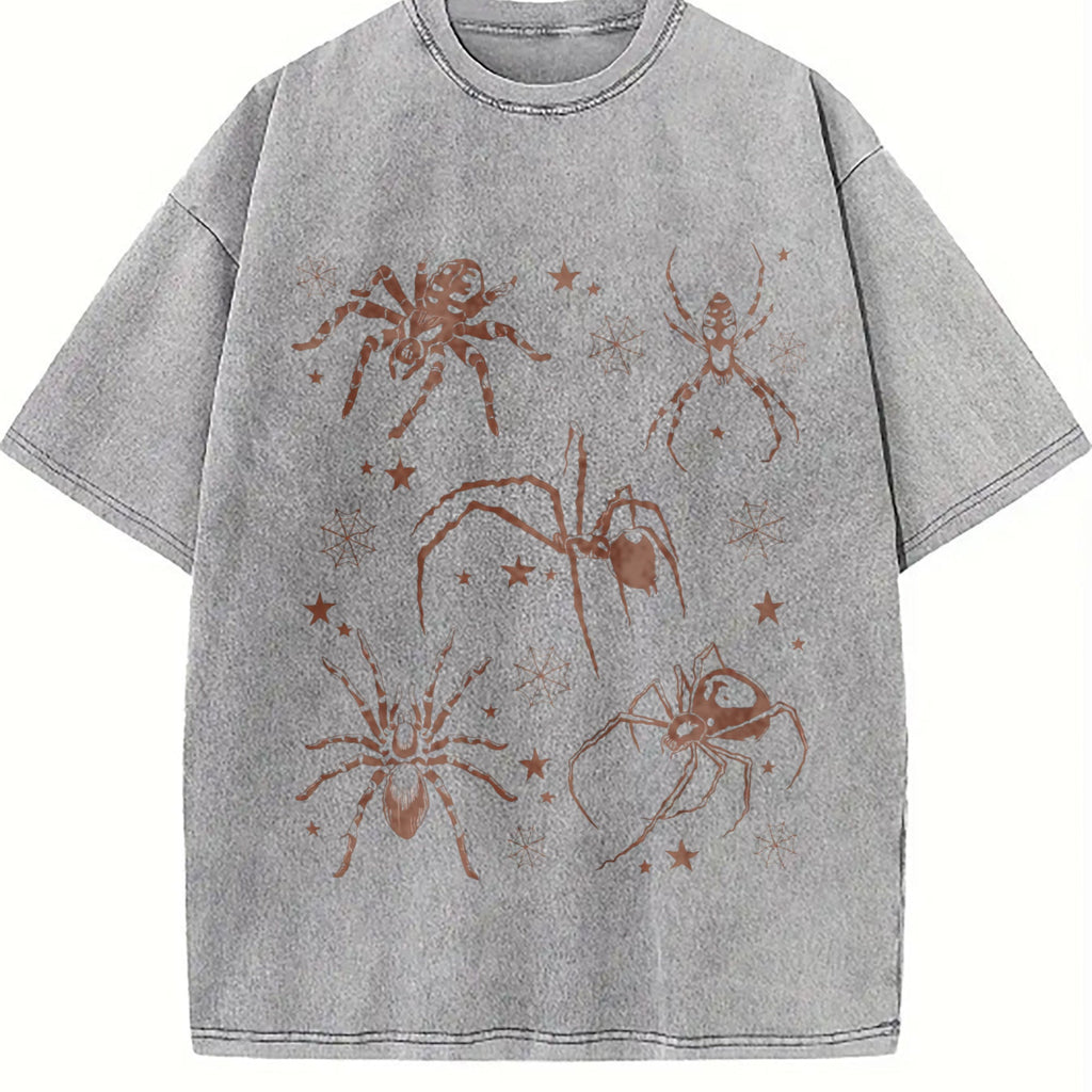 Spider Tattoo Vintage Washed T-Shirt product image 5