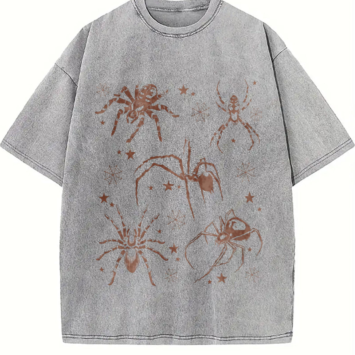 Spider Tattoo Vintage Washed T-Shirt product image 5
