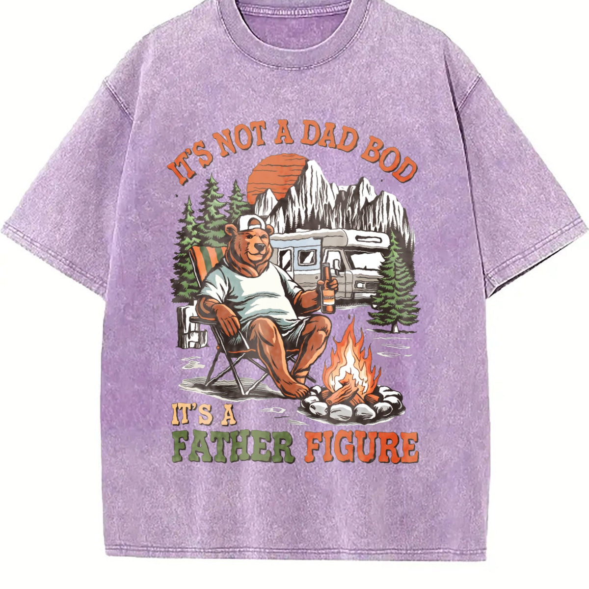 Funny Dad Vintage Washed T-Shirt product image 6