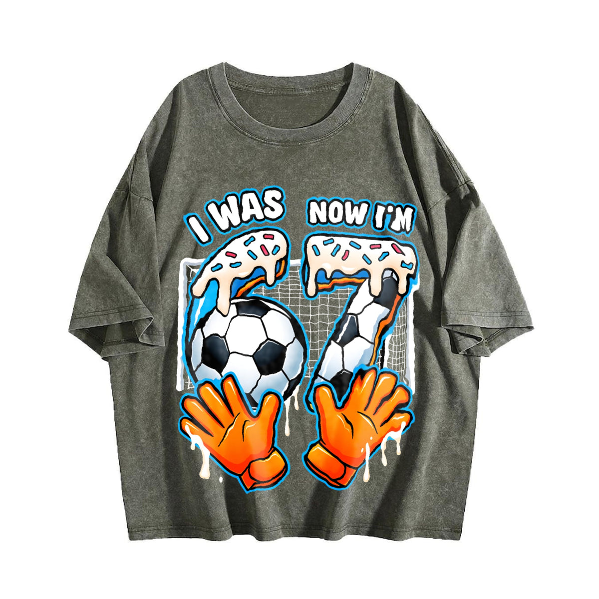 Global Soccer Fan Vintage Washed T-Shirt product image 4