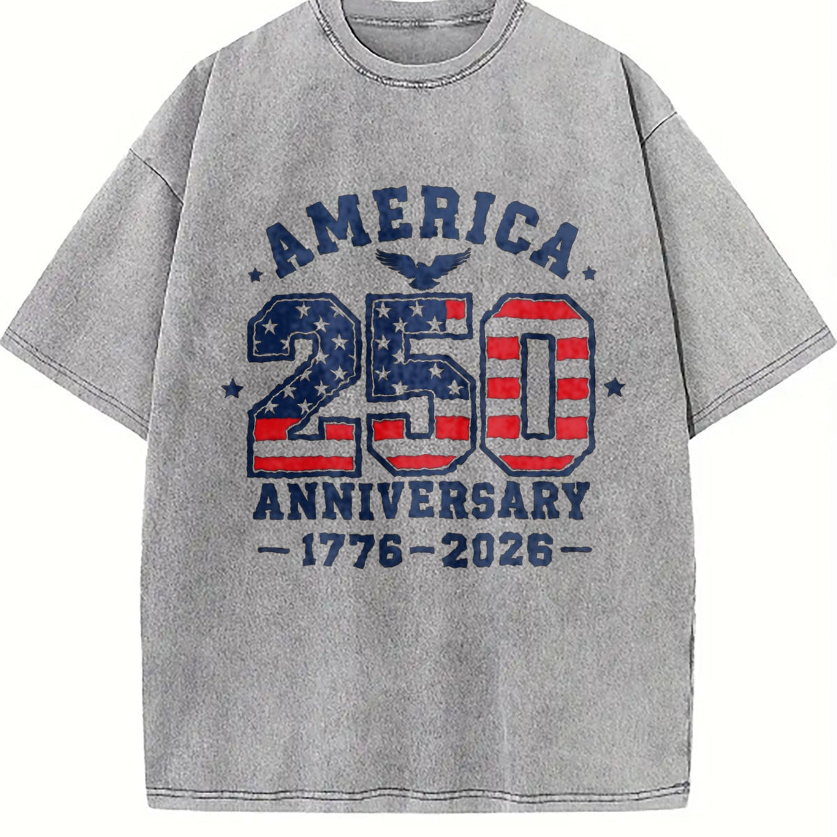 Patriotic Vintage Washed T-Shirt product image 5
