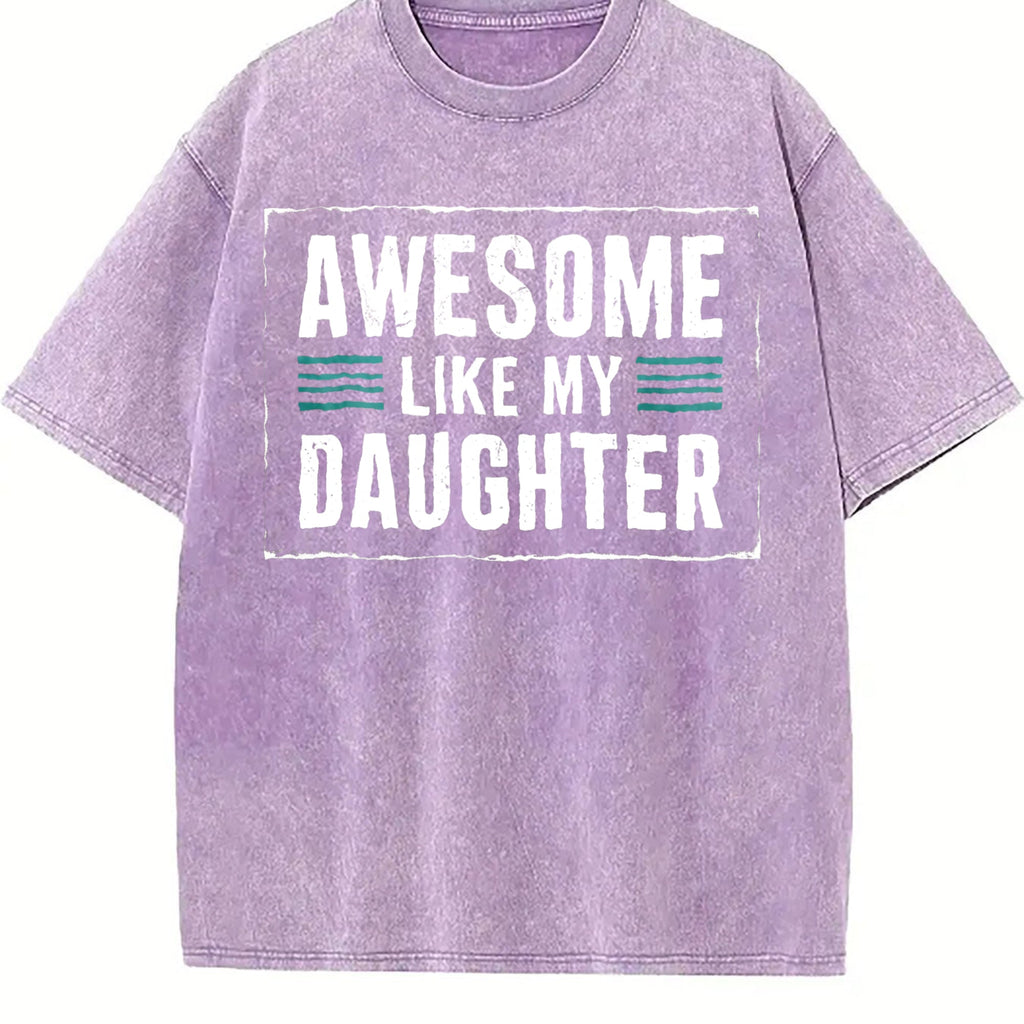Funny Daughter Wife Slogan Vintage Washed T-Shirt product image 6