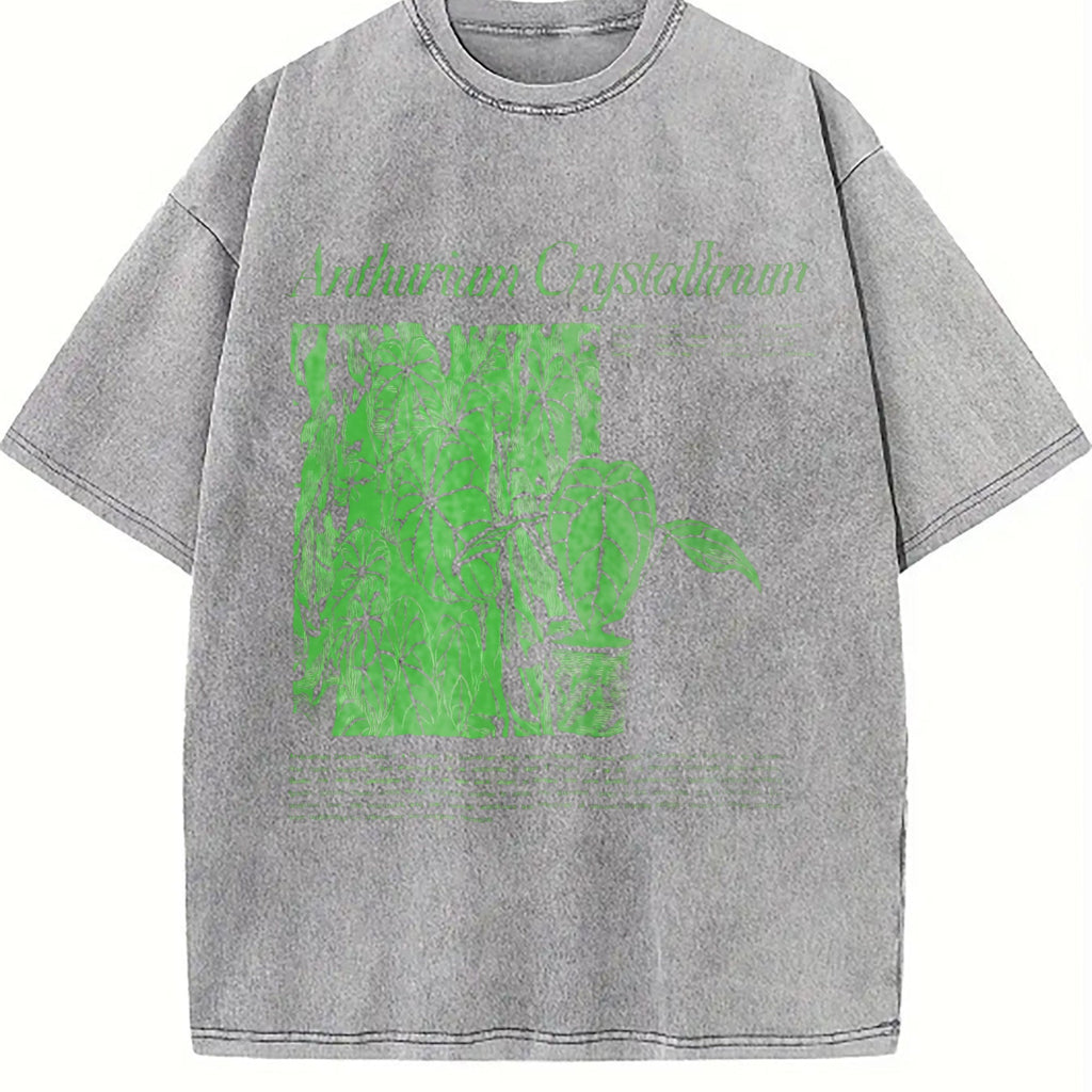 Anthurium Crystallinum Vintage Washed T-Shirt product image 5