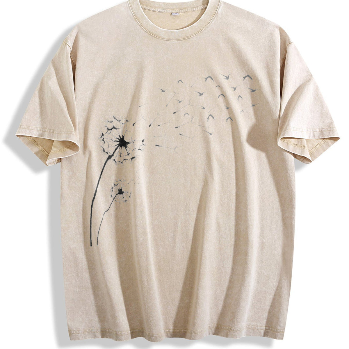 Dandelion Seeds in the Breeze Vintage Washed T-Shirt product image 1