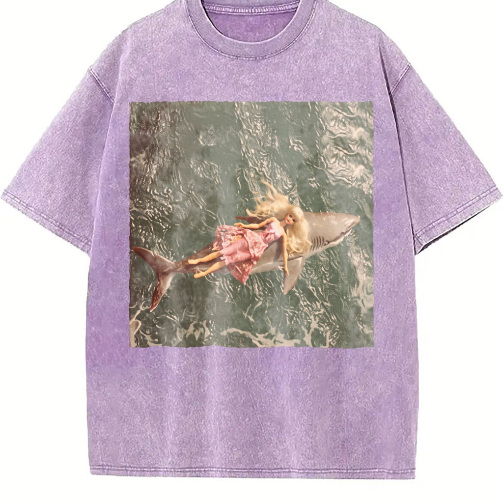 Doll Resting in a Tree Vintage Washed T-Shirt product image 6