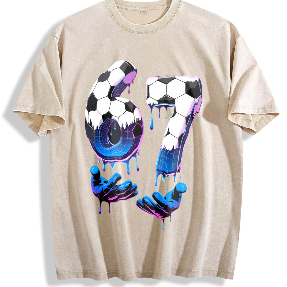 Global Soccer Fan Vintage Washed T-Shirt product image 1