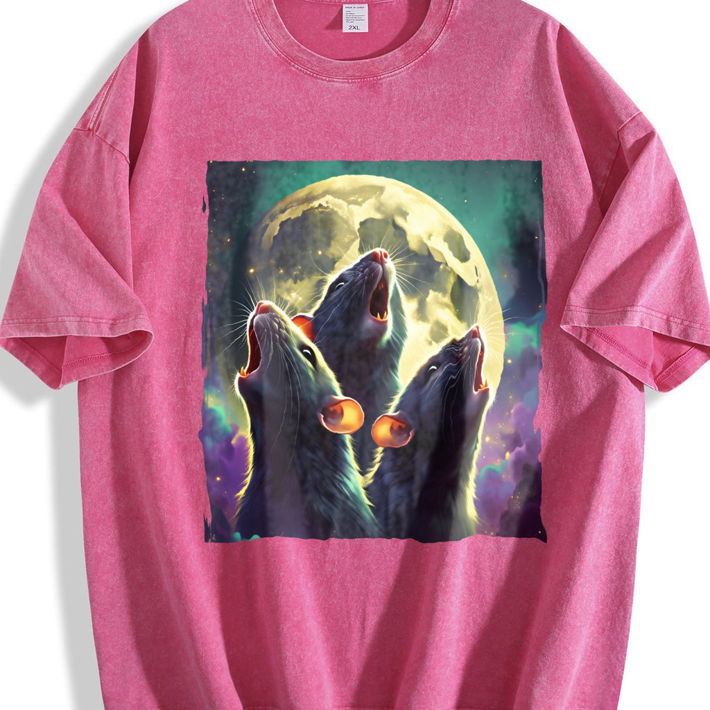 Three Rat Howling 90s Vintage Washed T-Shirt product image 7