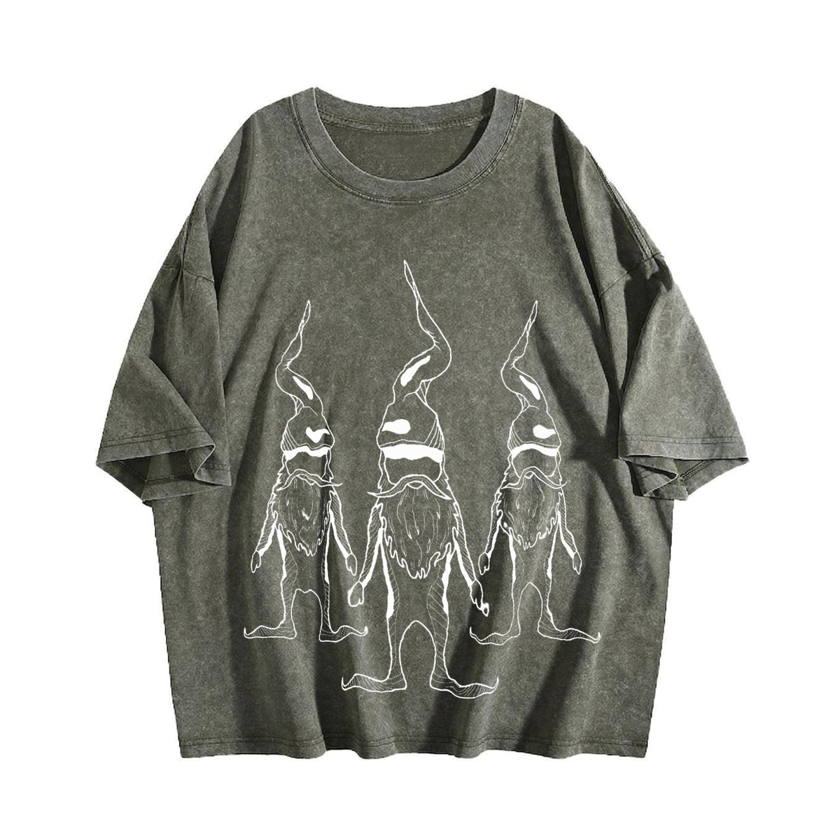 1800s Christmas Elf Cool Vintage Washed T-Shirt product image 4