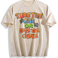 Take The Risk Graffiti Text Vintage Washed T-Shirt product image 1