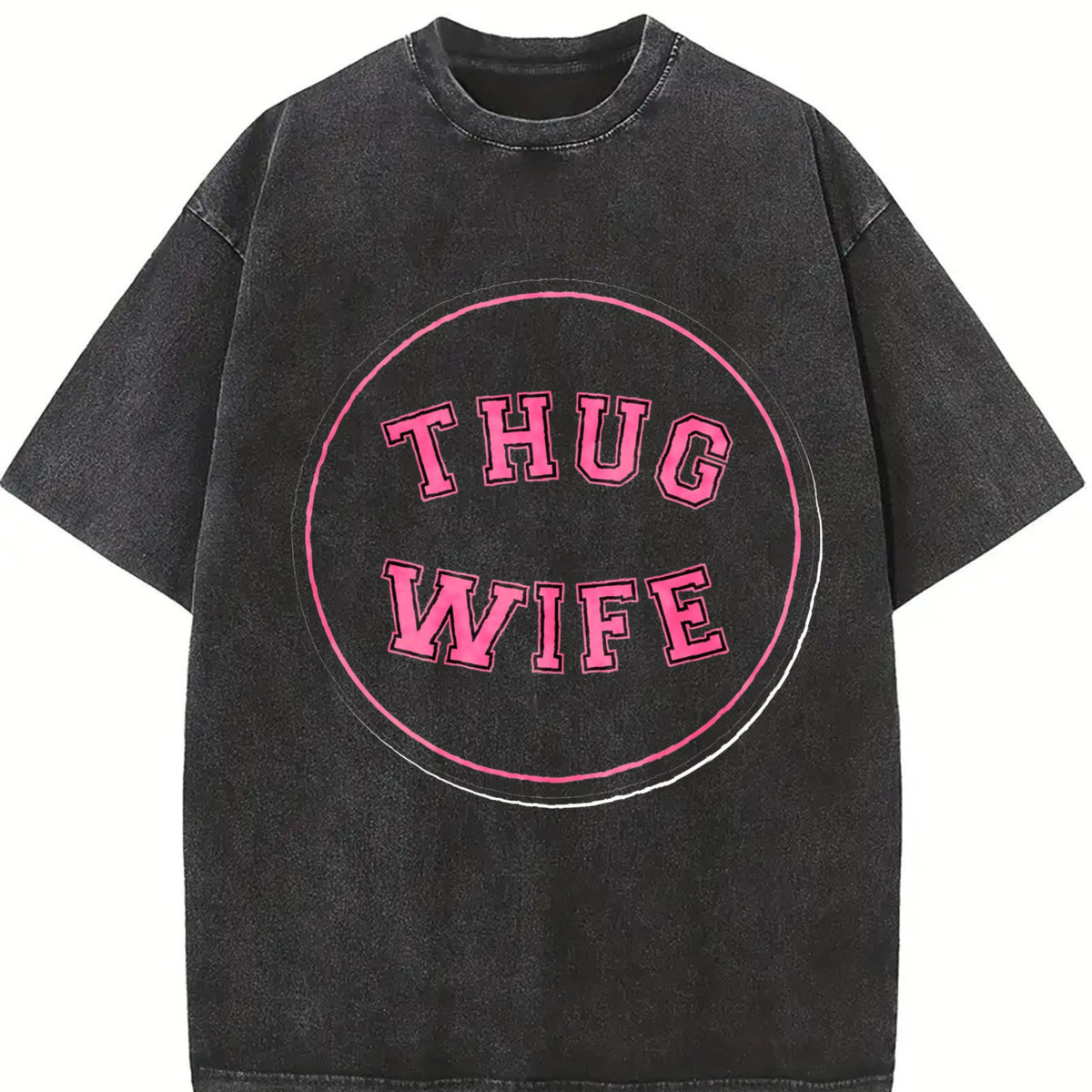Thug Wife Vintage Washed T-Shirt product image 2