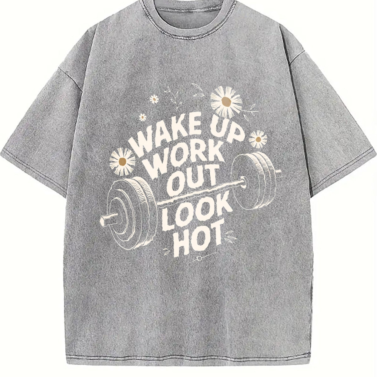 Gym Motivation Vintage Washed T-Shirt product image 5