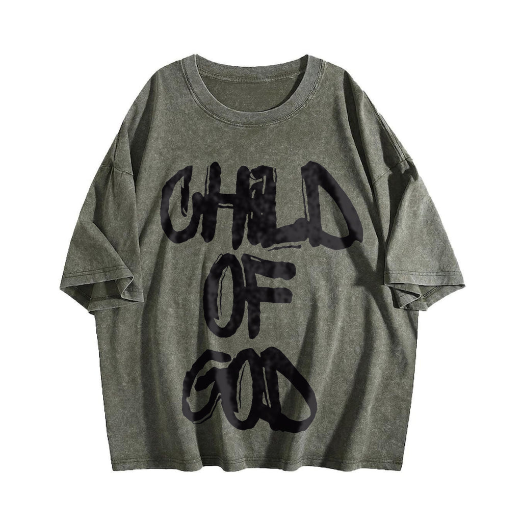 Child Of God Graffiti Vintage Washed T-Shirt product image 4