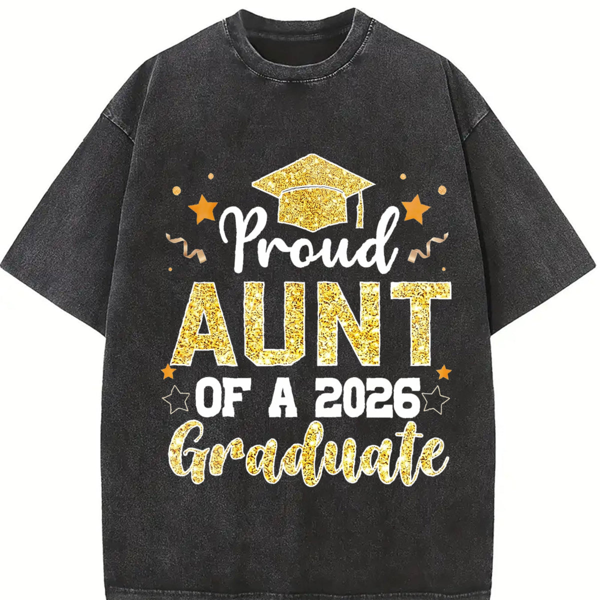 100 Proud Aunt Of A 2026 Graduate For Senior Vintage Washed product image 2
