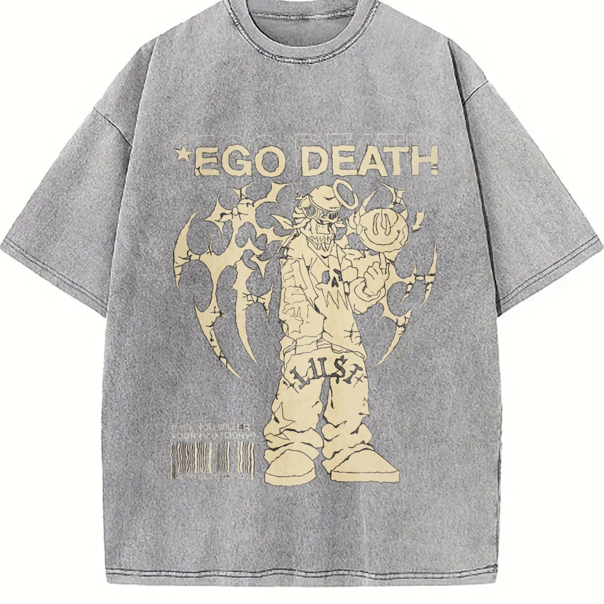 Ego Death Lust Anime Vintage Washed T-Shirt product image 5