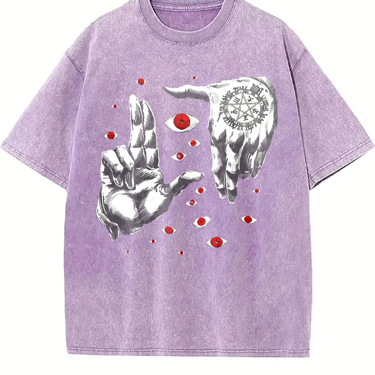 Occult Hand & Eye Vintage Washed T-Shirt product image 6