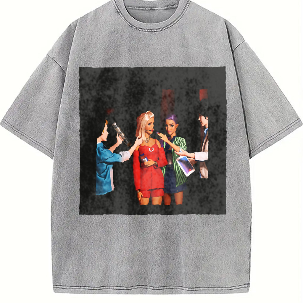 Doll Friends Night Out Vintage Washed T-Shirt product image 5