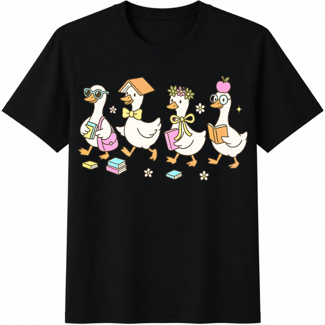 Teacher Kindergarten Goose Preschool Cotton T-Shirt product image 1